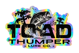 Toad Thumper Hologram Stickers